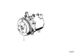 Diagram for 1995 BMW 320i A/C Compressor - 64528390741