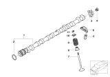 Diagram for 2003 BMW 760Li Camshaft - 11317511058