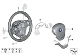 Diagram for 2014 BMW X5 Steering Wheel - 32306876782