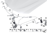 Diagram for 2014 BMW X3 Hood Latch - 51237210734