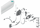 Diagram for BMW M8 Door Latch Cable - 51217428525