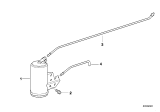 Diagram for 1996 BMW Z3 Vapor Canister - 16131180886