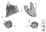 Diagram for BMW X3 Engine Mount Bracket - 22116785711