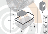 Diagram for 1996 BMW M3 Automatic Transmission Filter - 24152285600