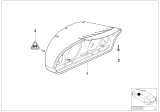 Diagram for BMW 325xi Instrument Cluster - 62116985644