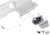 Diagram for BMW 640i xDrive Gran Coupe Fuel Filler Housing - 51177276392