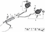 Diagram for 2004 BMW X5 Muffler - 18107529285