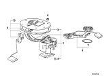 Diagram for 1996 BMW 750iL Fuel Tank Sending Unit - 16141183947