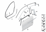 Diagram for 2020 BMW M850i xDrive Gran Coupe Weather Strip - 51768739183