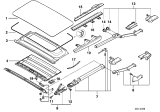 Diagram for 1999 BMW 528i Weather Strip - 54128169710