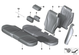 Diagram for 2018 BMW X5 M Seat Cushion Pad - 52207319605