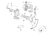 Diagram for BMW 528i Brake Caliper - 34211164187