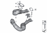 Diagram for 2011 BMW 740i Catalytic Converter - 18307594012