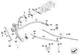 Diagram for 2000 BMW 740i Parking Brake Cable - 35511161472