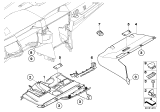 Diagram for 2009 BMW 535i xDrive Steering Column Cover - 51457074977