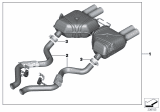 Diagram for 2009 BMW M3 Muffler - 18302184201