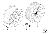 Diagram for 2005 BMW 525i Alloy Wheels - 36116758774