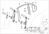 Diagram for 2002 BMW 330xi Window Channel - 51348266126