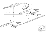 Diagram for 1997 BMW Z3 Parking Brake Cable - 34401166054