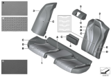 Diagram for BMW 840i xDrive Gran Coupe Seat Cushion Pad - 52207996551