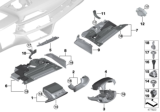 Diagram for BMW 740i Steering Column Cover - 51459311975