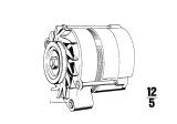 Diagram for 1971 BMW 2800CS Alternator - 12311277248