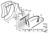 Diagram for BMW 750i Door Seal - 51727490025