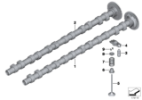 Diagram for BMW 740Ld xDrive Camshaft - 11318575439
