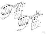 Diagram for 1982 BMW 320i Side View Mirrors - 51161926845