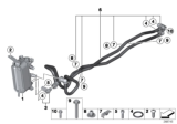 Diagram for 2015 BMW 528i xDrive Transmission Oil Cooler - 17217638581
