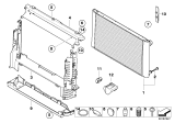 Diagram for BMW 535i Radiator - 17117795138