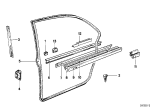 Diagram for BMW 735i Door Seal - 51221845073