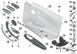 Diagram for BMW 335i Door Armrest - 51417279295