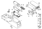 Diagram for BMW M5 Center Console Base - 51169191776