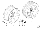 Diagram for 2007 BMW 525i Alloy Wheels - 36116760616