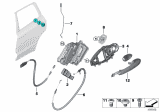 Diagram for BMW X3 Door Lock Actuator - 51227473149