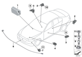 Diagram for BMW X3 Air Bag Sensor - 65779224176
