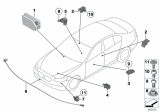 Diagram for BMW 650i Gran Coupe Air Bag Sensor - 65779224176