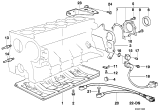 Diagram for 1999 BMW M3 Knock Sensor - 12141703276