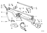 Diagram for 1993 BMW 850Ci Wiper Pivot - 61611392480