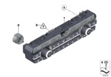 Diagram for BMW 650i xDrive Blower Control Switches - 61319328431
