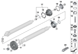 Diagram for BMW 340i xDrive Universal Joints - 26111229360