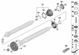 Diagram for BMW 530i xDrive Universal Joints - 26111229360