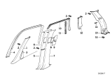 Diagram for 1993 BMW 525iT Door Moldings - 51348120106