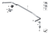 Diagram for 2014 BMW X5 Sway Bar Bushing - 33506865170