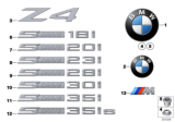 Diagram for 2012 BMW Z4 Emblem - 51147221375
