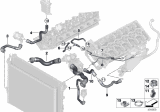 Diagram for 2017 BMW M760i xDrive Radiator Hose - 17128602733