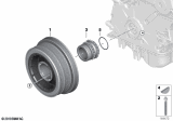 Diagram for BMW Crankshaft Pulley - 11238511371