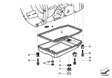 Diagram for 1995 BMW 740i Oil Drain Plug Gasket - 24111219126