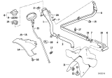 Diagram for 1996 BMW 840Ci Fuel Filler Hose - 16111180899